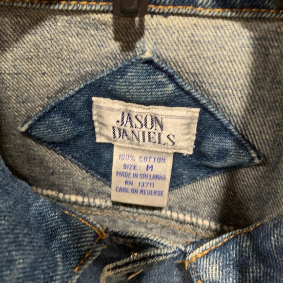 JASON DANIELS denim jacket size Medium - Picture 4 of 4